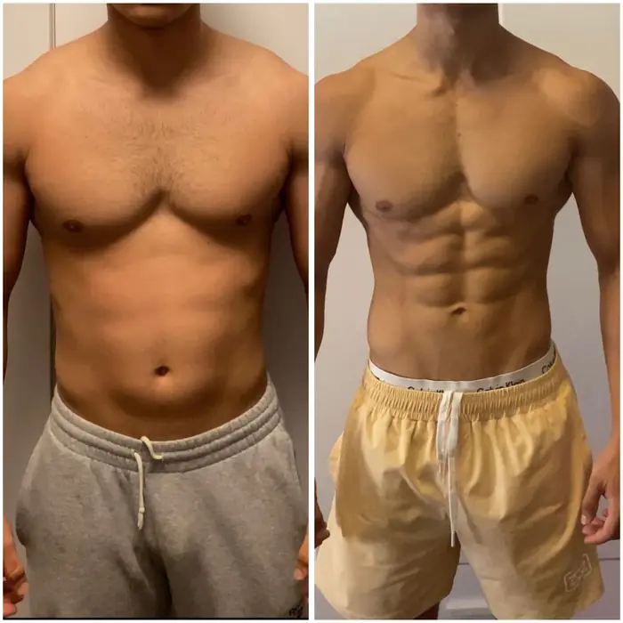Antes y después de un cliente del programa