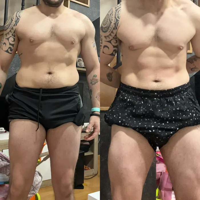 Antes y después de un cliente del programa