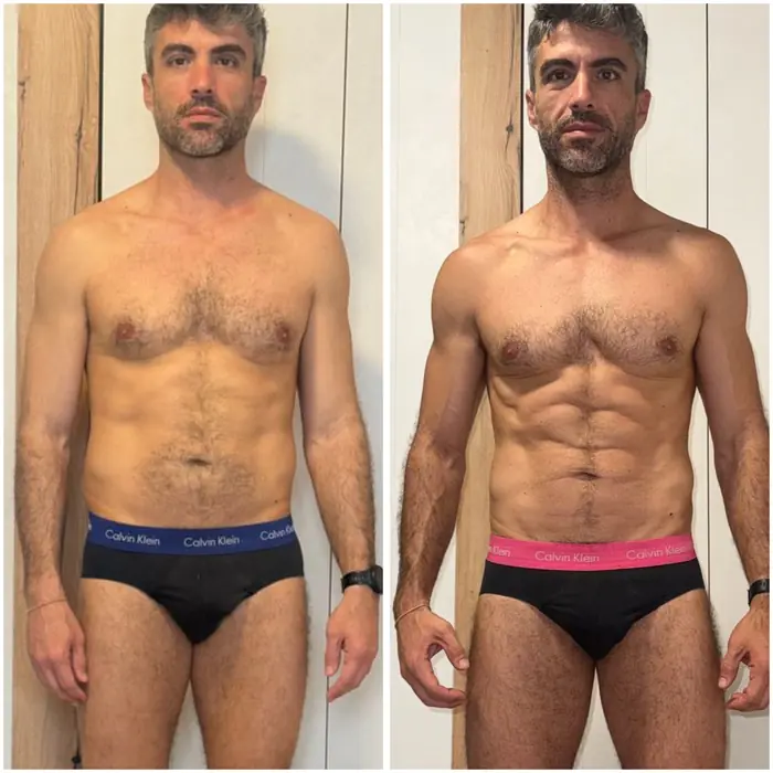 Antes y después de un cliente del programa