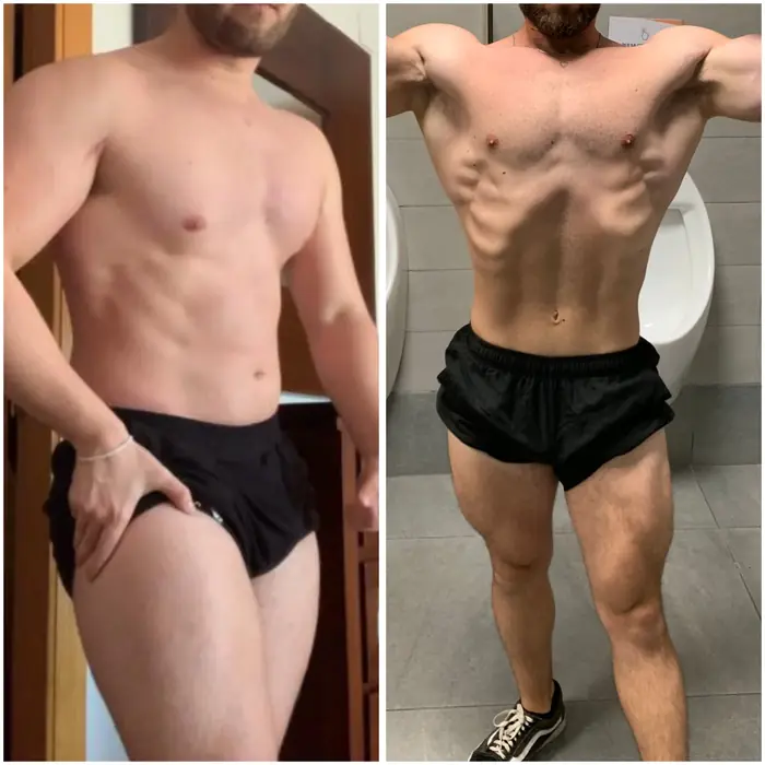 Antes y después de un cliente del programa